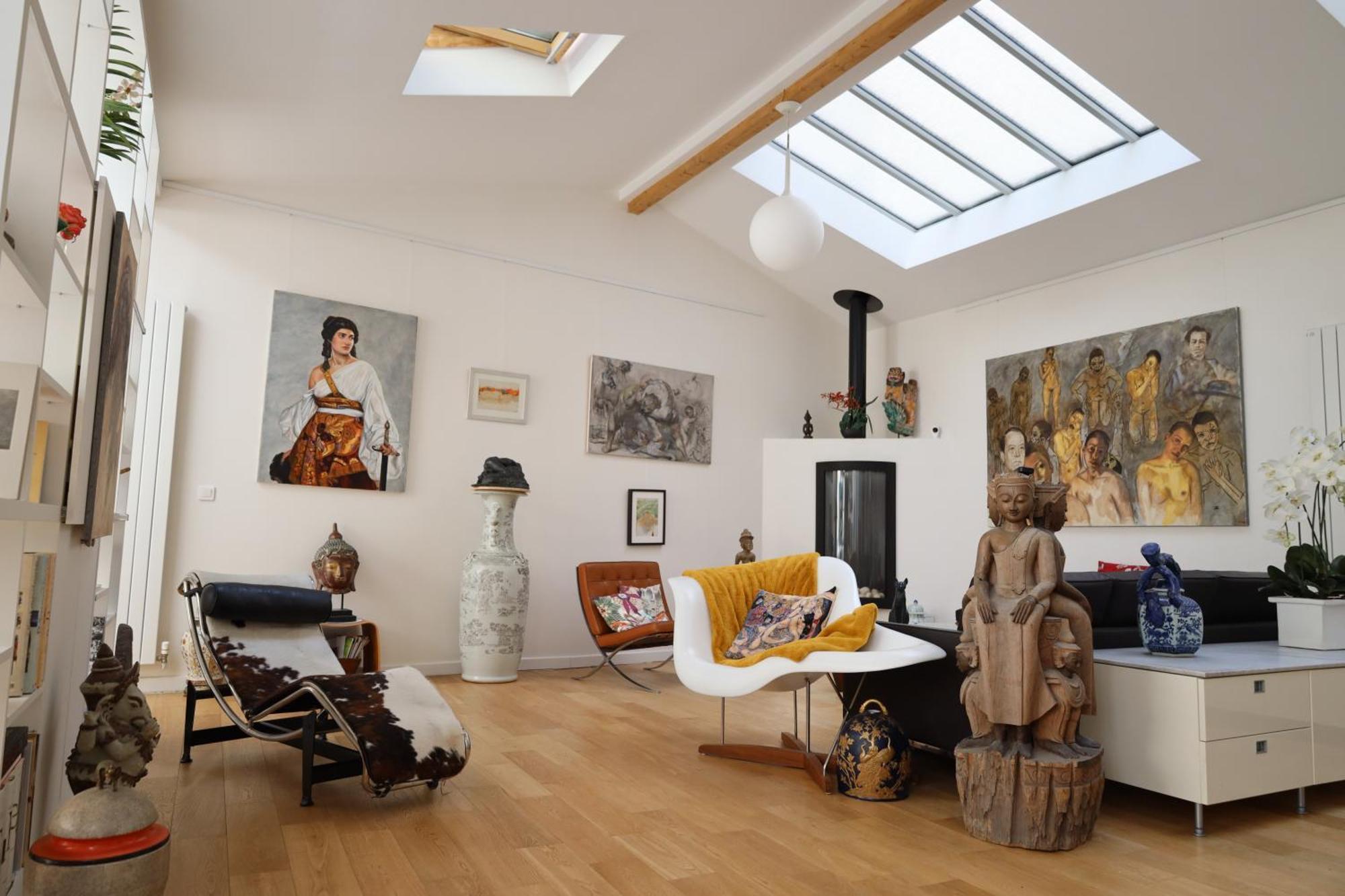 Loft, Atelier Artiste Montmartre Apartment Paris Ngoại thất bức ảnh